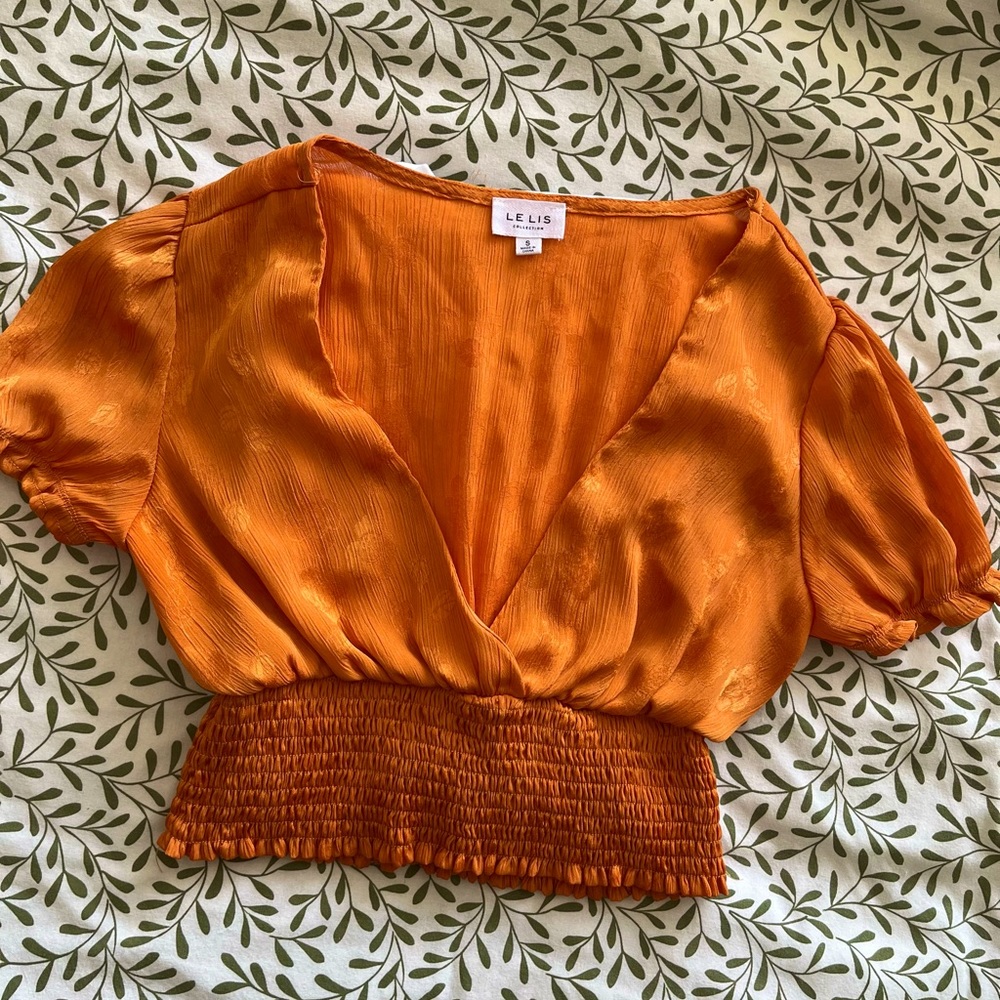 Orange Crop Top